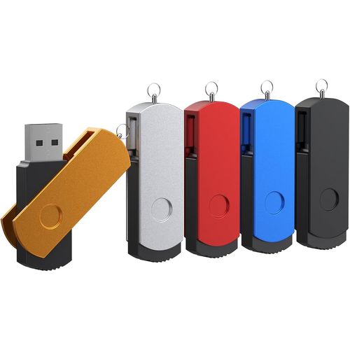 Cle Usb 64 Go Lot De 5 Disque Flash Usb - Clefs Usb 64Go 5 Pice Rotatif Pendrives