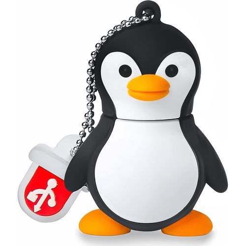 Cl USB 64 Go Modle de Pingouin Mignon Mmoire Stick USB 2.0 Flash Drive pour Stockage de Donnes Externe