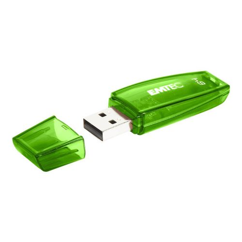 Cl USB 2.0 EMTEC C410 Color Mix 64 Go Vert