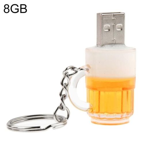 Cl USB-8GB Beer Keychain Style Memory Stick par