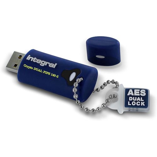 Cl Usb 8Go Crypto-140-2 256-Bit 3.0 Usb Mmoire Flash Drive Crypte Double Mot De Passe - Fips 140-2 Niveau 3, Design tanche Xts-Aes[X1456]