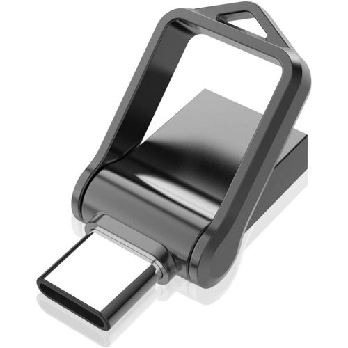 Cle USB C 32 Go Cl USB 3.0 Clef USB 2 en 1 OTG Flash Drive 3.1 Porte Cl Haute Vitesse Impermable Double pour MacBook Samsung S8/S9 Huawei P9/P10/P20