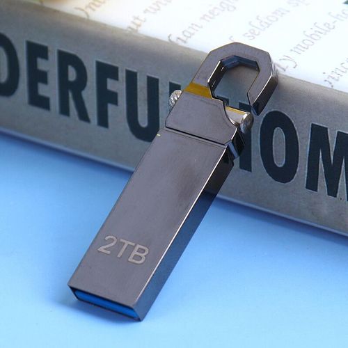 Cl USB en alliage de zinc,cl USB,cl USB tanche,cl USB,disque flash,3.0,2 To,1 To - Type Type 8