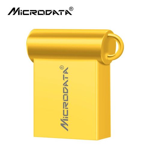 Cl USB tanche super petite capacit,Go,64 Go,32 Go,16 Go,cl USB en mtal,cl USB,mmoire,128- Or-32 GO-A5