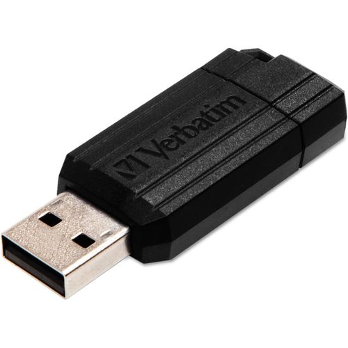 Cl USB PinStripe 16Go I USB 2.0 I Memory Stick USB I pour laptop ordinateur portable ultrabook TV autoradio I Stick USB 2.0 I Cl USB avec mcanisme poussoir I noir.[F812]