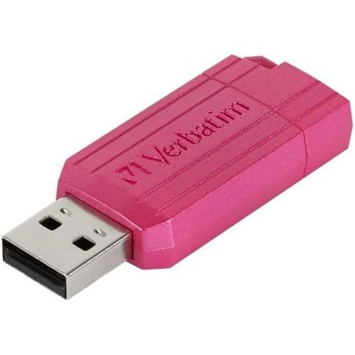 Cl USB PinStripe 32Go I USB 2.0 I Memory Stick USB I pour laptop ordinateur portable ultrabook TV autoradio I Stick USB 2.0 I Cl USB avec mcanisme poussoir I rose fuchsia.[F813]