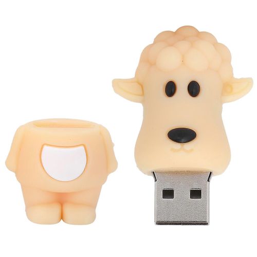 Cl USB Portable Mignon Dessin Anim Mouton Poupe 2.0 Disque Flash USB pour le stockage d'informations Transmission de donnes64 Go