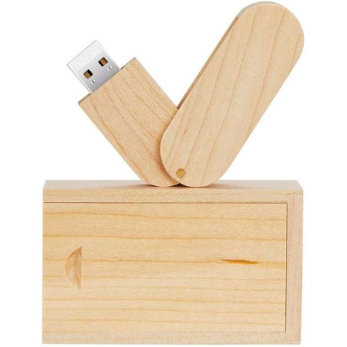 Cl USB,Premium cl USB2.0,16 Go / 32Go Cles USB Bois Massif Haute Vitesse Stockage de donnes Memory Stick Pendrive avec Bote.[O13]