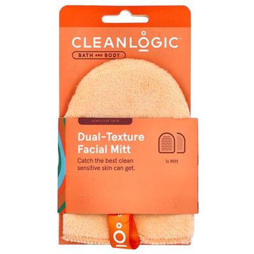 Clean Logic, Bain Et Corps, Gant De Toilette Double Texture, 1 Pice
