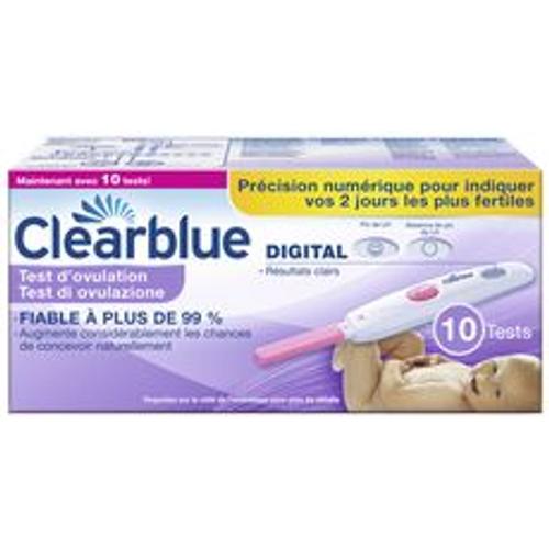 Clearblue - 10 Tests D'ovulation Digitaux