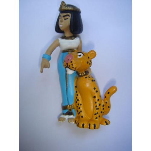 Cleopatre Avec Un Lopard - Figurine