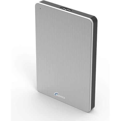 CLICKSELL-500 Go Argent Disque Dur Externe Portable Usb 3.0 Super Rapide Vitesse De Transfert Pour Une Utilisation Avec Un Pc Windows, Apple Mac, Xbox One Et Ps4