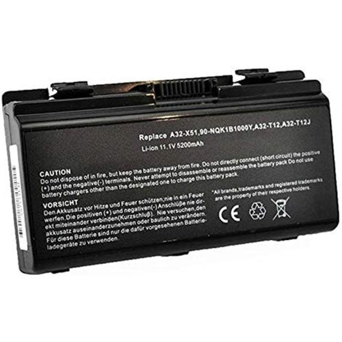 CLICKSELL-A32-T12 A32-X51 A32-Xt12 Remplacement De La Batterie D'Ordinateur Portable Pour Asus X51 X51L X51H X51Rl X51C X58 X58C X58L X58Le T12 T12E T12C T12Er Series(11.1V 5200Mah)