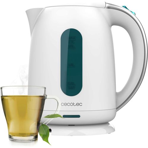 CLICKSELL-Bouilloire Electrique Thermosense 180 White. Bouilloire Sans Bpa De 1,7 L, 2200 W, Avec Filtre Anti-Calcaire, Base Rotative  360 Et Arrt Automatique Pour Une Utilisation Pratique.