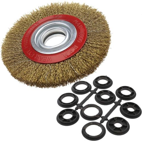 Clicksell-Brosse Circulaire En Acier Pour Nettoyer Touret  Meuler, Diamtre 125 Mm/150 Mm/200 Mm, 150mm