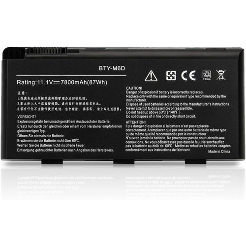 CLICKSELL-Bty-M6D Remplacement De La Batterie D'Ordinateur Portable Pour Msi Gx60 Gt60 T70 Gt70 Gx660 Gt660 Gt680 Gx70 Gt660-003Us Gt660R-494Us Gt660-004Ca Gt660-448Pl Gt780 Gt780R 0Nc-007 E6603(11.1