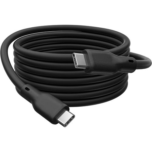 CLICKSELL-Cble De Connexion Usb 4.0 Gen2-2M-Usb Type-C Vers Usb Type-C-20 Gbit/S-240W Power Delivery-Cble Silicone Flexible-Noir-Pour Ipad, Iphone, Smartphones Android, Tablettes