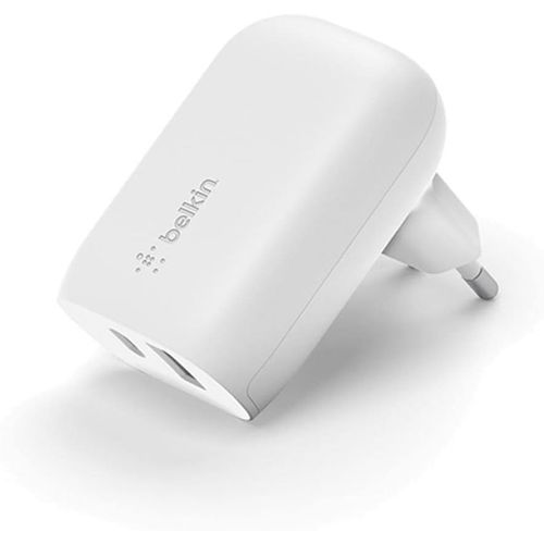Clicksell-Chargeur Secteur  Deux Ports Usb-C Pps Pd 37 W Et 25 W Et Port Usb-A De 12 W Pour Samsung Galaxy S23, S22, Ultra, Plus, Note 20, Iphone 14, Iphone 13, Iphone 12 Et Autres