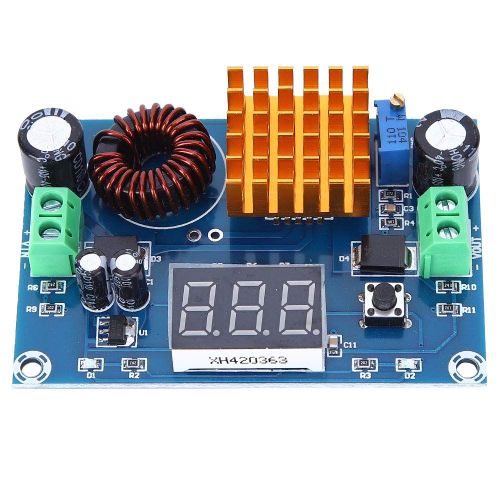 CLICKSELL-Convertisseur lvateur Rglable Dc Dc Boost 3  35V 5V  45V Module D'Alimentation Du Rgulateur De Tension 5A Volt Transformer Circuit Board Avec Plaque De Refroidissement Bien Comporte