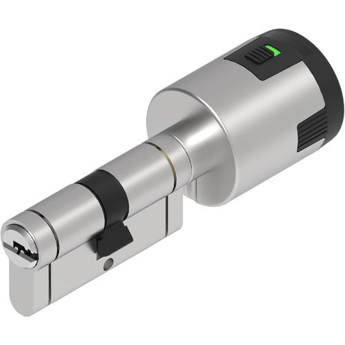 CLICKSELL-Cylindre De Scurit Cplus Alarm 35+B35 Bouton Cte 35 Avec Alarme De 100 Db | Double Scurite | Avec Fusible Mcanique Pour Une Rupture Programme |Livre Avec 5 Cls | Finition Nickel