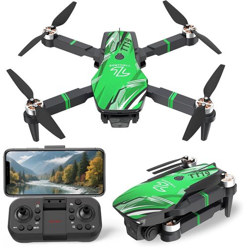Clicksell-Drone Avec Camra 4k, Moteur Sans Balais, vitement D'obstacles  270, Retournement 3d, Commande Gestuelle, Drones Pour Dbutants, Quadcopter Pliable Pour Adultes, Tt19