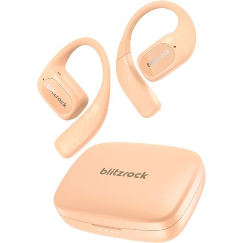 CLICKSELL-couteurs Bluetooth 5.4 Sans Fil Sport Open Ear, Doux Et Confortable, Qualit Sonore quilibre, 4-Mic Enc Appels Clairs, Contrle Via Application, 32 Heures De Lecture, Ipx5, Rose