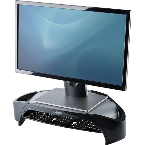 CLICKSELL-Fellowes Smart Suites Plus 8020801 support moniteur, Noir/Argent