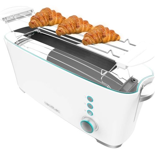 CLICKSELL-Grille-Pain Toast&Taste Extra W, 1000 W De Puissance, Double Fente Xl Pour Pains pais, Systme D'Auto-Centrage, 7 Positions De Grillage, jection Automatique, Bac  Miettes