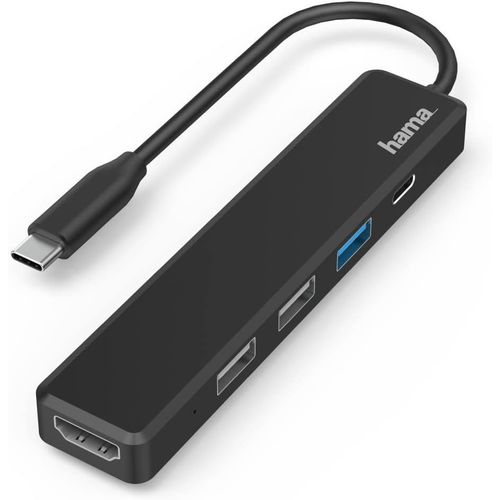 CLICKSELL-Hub Usb-C Multiports (Adaptateur 5 En 1: 3 Usb-A, 1 Usb-C Power Delivery Pd, 1 Hdmi, Station D'Acceuil Ordinateur Portable/Tablette Macbook Pro, Macbook Air, Ipad Pro, Dell Et Xps) Noir