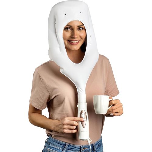 Clicksell-Proficare, Pc-Hth 3003, Seche Cheveux Professionnel - Sche Cheveux - Diffuseur Seche Cheveux - Sche-Cheveux Et Accessoires, Casque Sche-Cheveux 3 En 1 Ionique - Avec Un Sac De Rangement - Blanc