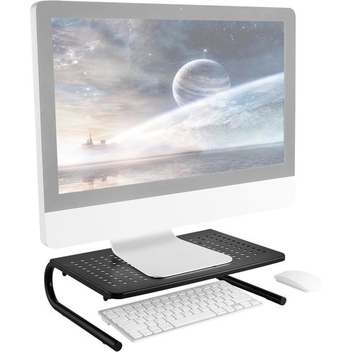 Clicksell-Ricoo Meuble Tv 37 X 24 X 10 Cm Fs082-B Rhausseur cran Universel tagere Bureau Support Tablette Pour Tlvision Ecran Pc Ordi Portable