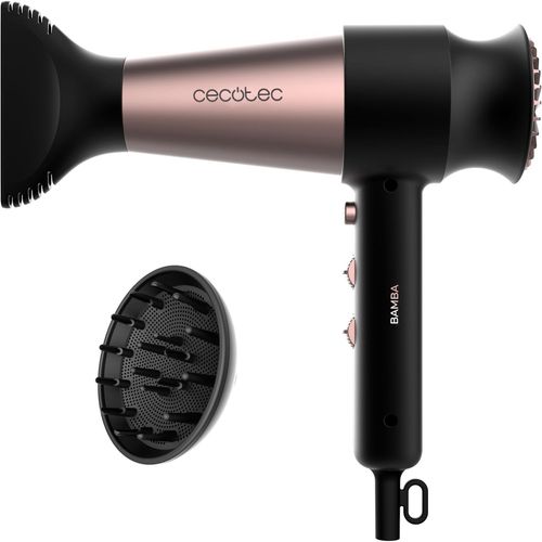 Clicksell-Sche-Cheveux Bamba Ionicare Radiance - Moteur 2000 W, Technologie Ionique, 3 Rglages De Temprature Et 2 Vitesses, Cble D1,8 Mtre, Embout Concentrateur Et Diffuseur
