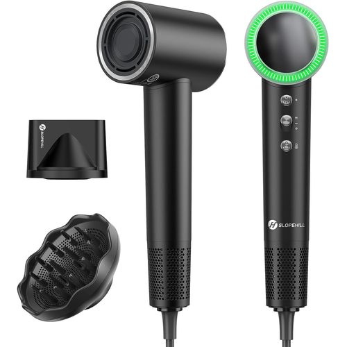Clicksell-Sche-Cheveux Ionique - 110,000rmp Avec Diffuseur, Schage Rapide + Lger + Contrle Intelligent De La Temprature Soin Des Cheveux Pour La Maison, Le Salon Et En Dplacement