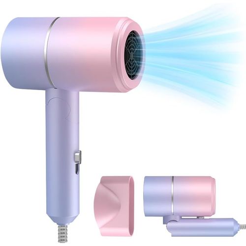 Clicksell-Sche-Cheveux Pliable, Sche-Cheveux Professionnel Ionique, 800w Sche-Cheveux  Diffuseur Avec Buses De Modlisation, Soin Du Cheveu Sche-Cheveux Pour Famille Et Les Salons De Coiffure