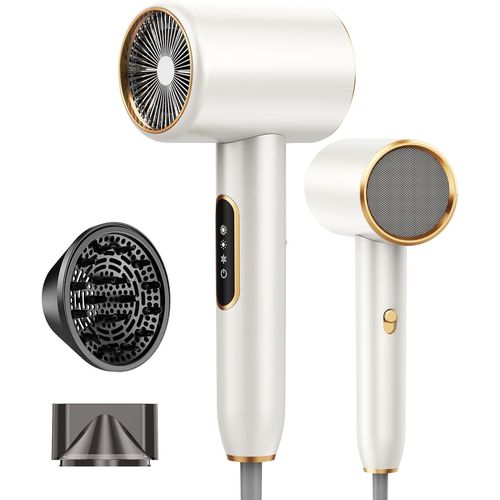 Clicksell-Sche-Cheveux Professionnel Ionique, Seche Cheveux 2400w Schage Rapide, Hair Dryer Puissant Et Lger, 3 Tempratures 2 Vitesses, Avec Seche Cheveux Diffuseur Boucle Et Concentrateur