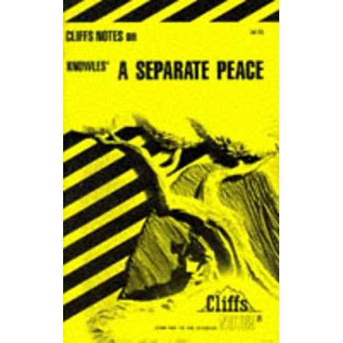 Cliffsnotes On Knowle's A Separate Peace (Cliffs Notes)   de unknown  Format Broch 