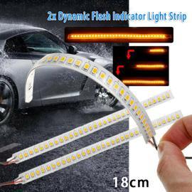 Clignotant de rétroviseur latéral de voiture, 2 pièces, 18cm, LED avec  Flash dynamique universel pour voiture, moto, camion