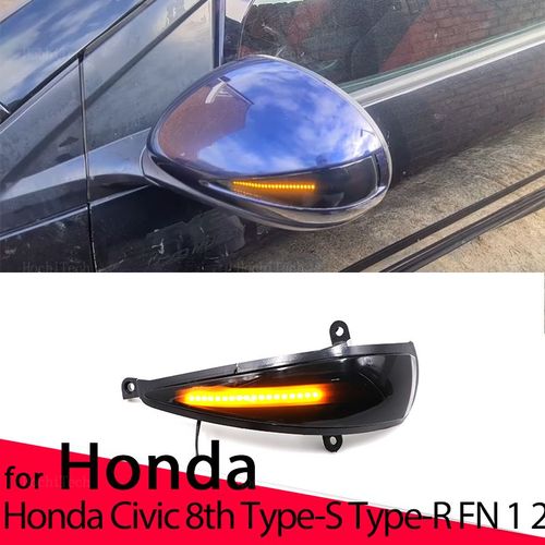 Clignotant Led Dynamique Pour Rtroviseur Latral, Feux De Signalisation Pour Honda Civic Mk8 8th Ura, 3 Portes, 5 Portes, Type-S Type-R 05-12, 2 Pices