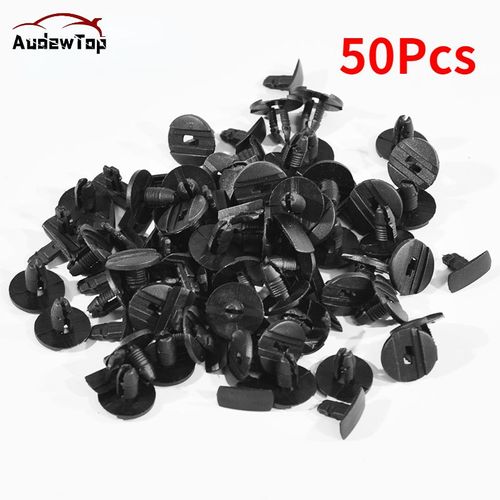 Clips De Fixation Pour Pare-Chocs Intrieur De Voiture, 50 Pices, Fixation Pour Garde-Boue Fixe, Type Poussoir, Rivet De Retenue, Pour Citron, Peugeot, Picasso, Sega