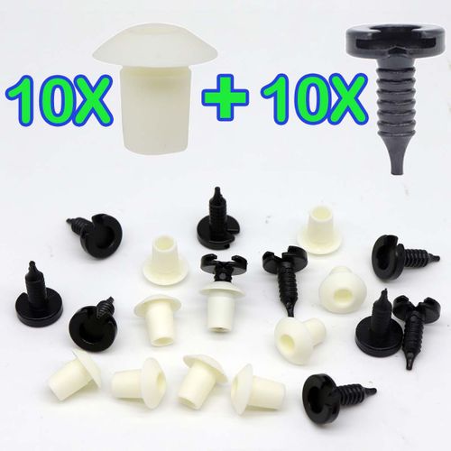 Clips De Panneau De Garniture De Carte De Porte Intrieure, Bouchons De Goujon De Fixation, Snapnotifications, Inserts, Illets, Garde-Boue Pour Guitf-Pace, F-Type I-Pace, 20 Pices