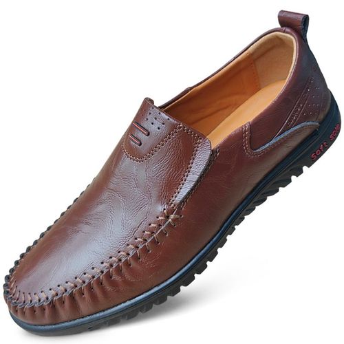Clobath-O-Chaussures Plates Dcontractes Faites  La Main Pour Hommes,Confortables,Semelle Souple,Style D'affaires,Mocassins Formels,46