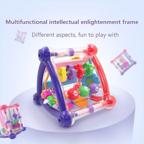Cloche  Main Triangulaire Pour Bb De 0  12 Mois, Jouets, Puzzle, Cube D'Activit, Intelligence