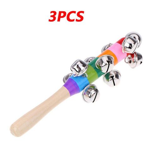 Clochette En Bois Pour Bb, Jouets Musicaux, Hochet  Main, Instruments De Musique, Pour Enfants De 6 Mois Et Plus, Jouet D'coute, D'Entranement
