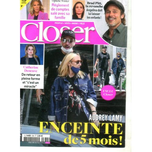 Closer - N834 : Audrey Lamy - Enceinte De 5 Mois !