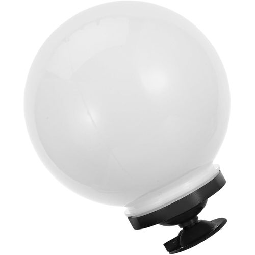 Clture Lumineuse Boule Globe Lumineux Rond Lampadaire Post Lampe Sahde Lumires De Boule En Plein Air Luminaires D'entre Lustres Abat-Jour Acrylique Blanche