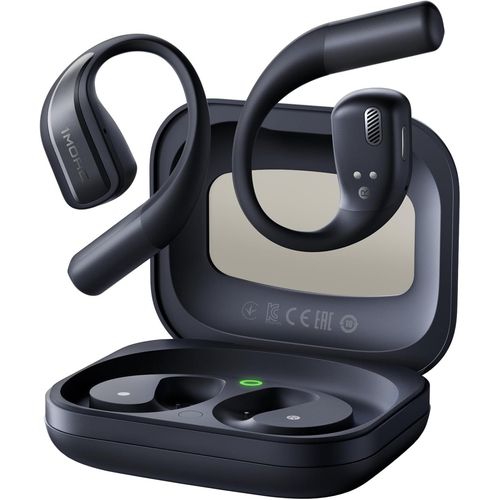 CLOUDDS_S70 Open Ear couteurs,Ecouteurs Ouverts Bluetooth 5.3,Casque Sans Fil,4 Ai Enc,Basses Amliores,6 Rglages D'galisation,Ipx5,40H,Confort Pour La Course,L'Entranement,Etc.(Noir)