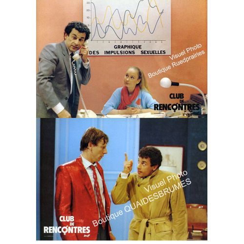 Club De Rencontres : Jeux A Et B De 16 Photos D'exploitation Cinmatographique - Format 21x30 Cm - De Michel Lang Avec Francis Perrin, Jean-Paul Comart, Isabelle Mergault, Anne Deleuze - 1987
