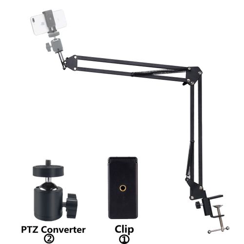 COadvocate DIER-Trpied d'appareil photo de tlphone,ensemble de support de table,photographie rglable avec support de tlphone pour Nikon,lumire annulaire LED, - Type style 1 #B
