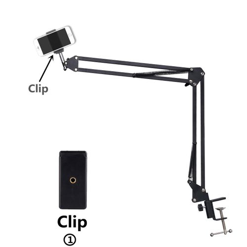 COadvocate DIER-Trpied d'appareil photo de tlphone,ensemble de support de table,photographie rglable avec support de tlphone pour Nikon,lumire annulaire LED, - Type style 2 #B
