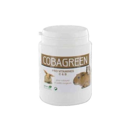 Cobagreen Complexe Vitamines (C, B, A) Cobaye Et Autre Petit Rongeur Poudre Orale 100g